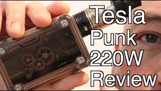 Tesla Punk 220W Specs and Features  Teslacigs [upl. by Hestia283]