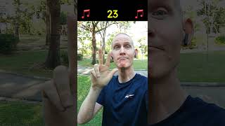 ASL Numbers 2030  Slow Speed With Music  American Sign Language Basics [upl. by Ahsilek]