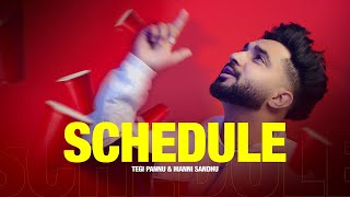 SCHEDULE OFFICIAL VIDEO  TEGI PANNU  MANNI SANDHU  NEW PUNJABI SONG 2024 [upl. by Nirb]