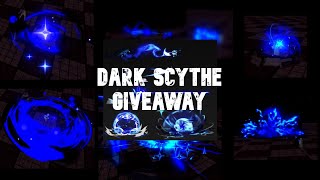 Dark Scythe Moveset Giveaway 4 Skills  Roblox Studio [upl. by Arica]