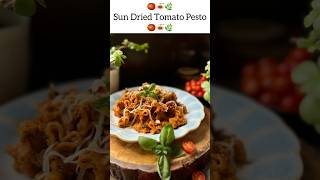 Sun Dried Tomato Pesto Pasta tomato 🍅 🍝 🌿 pasta sundriedtomatoes pesto [upl. by Anyl]