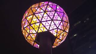 New Yorkers welcome 2022 with Times Square ball drop [upl. by Derwon]