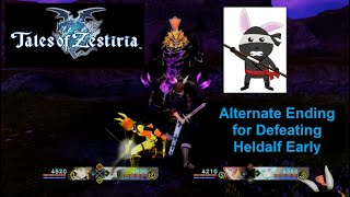 Lets Play Tales of Zestiria Defeating Heldalf Early Alternate Ending [upl. by Goodrow610]