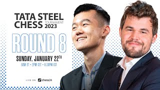 Tata Steel Chess 2023  Round 8  Peter Svidler amp David Howell commentate [upl. by Edita]