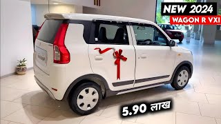 Maruti Suzuki Wagon r 2024 new model in india Wagon r vxi 2024 on road price features review [upl. by Arrik]