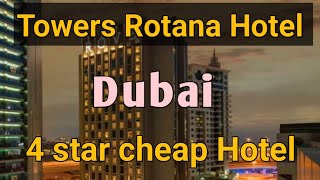 Towers Rotana Hotel Dubai  4 Star Hotel in Dubai  Hotels review [upl. by Jordanson]