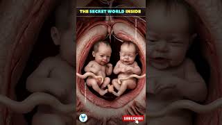 Babies World Inside the Womb  Fetal Movement During Pregnancy  Twins ShortsFeed Pregnancy Love [upl. by Ahsaetal]