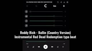 Roddy Rich  Ballin Country Version Instrumental [upl. by Stefanie]