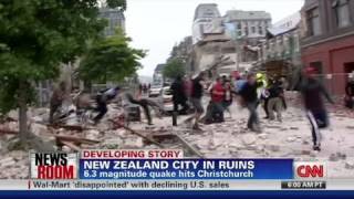 CNN New Zealand earthquake kills 65 [upl. by Nashner642]