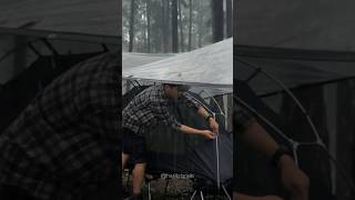 FLOATING TENT IN HEAVY RAIN shorts [upl. by Mure]