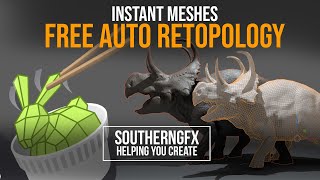 Instant meshes  Free retopology solution [upl. by Helman]