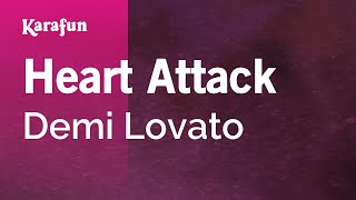 Heart Attack  Demi Lovato  Karaoke Version  KaraFun [upl. by Aserehs343]