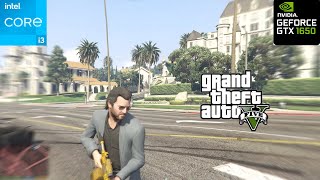 GTA 5 i3 10105  GTX 1650 [upl. by Savihc451]