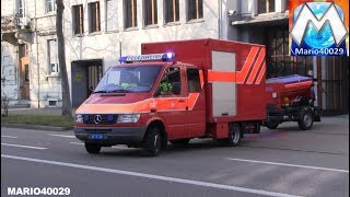 Feuerwehr und Rettungsdienst BaselStadt Zusammenschnitt [upl. by Mora976]