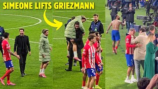 ATLÉTICO MADRID CRAZY CELEBRATION AFTER WIN AGAINST INTER MILAN [upl. by Eph]