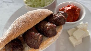 Simple but delicious ČevapiCevapi recipe  how to make cook and serve balkanski recept [upl. by Conte14]