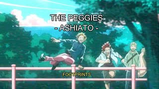 The Peggies  Ashiato  Footprints My Hero Academia S5 Ed 1 karaoke instrumental with lyric [upl. by Edda]