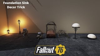 Fallout 76  Foundation Sink Merge Tutorial [upl. by Falda]