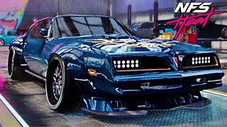 Pontiac Firebird customization and gameplay NeedForSpeed HEAT￼ [upl. by Abey]