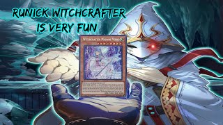 YuGiOh Master Duel  Not Toxic Runick Witchcrafter [upl. by Dalston]