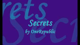 Secrets  OneRepublic  lyrics [upl. by Hanoj]