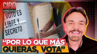 Eugenio Derbez hace un llamado para votar el próximo 2 de junio  Ciro Gómez Leyva [upl. by Nie]