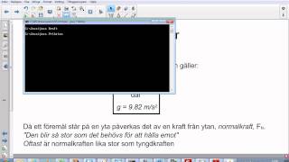 Fysik 1  Egenomgång  Kapitel 4 Ergo  Sammanfattning [upl. by Cirnek]