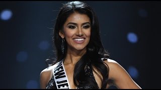 Miss New Jersey Quotes SpiderMan At Miss USA 2017 amp Fans Freak [upl. by Ane]