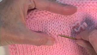 How to Fix a Snag in Knitting [upl. by Pelagi]