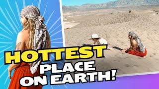 Sand dunes Death Valley in California hottest place on earth [upl. by Enrahs]