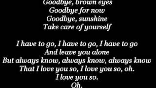 Goodbye  Avril Lavgine lyrics [upl. by Esialb225]