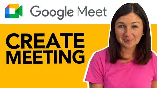 Google Meet How to Create and Start a Meeting as a Host in Google Meet [upl. by Krystin]