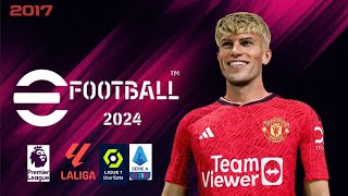 PES 2017 PATCH 2024 PC [upl. by Nahamas984]