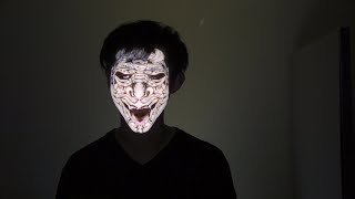 Dynamic Facial Projection Mapping Basic Test [upl. by Rooke]