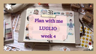 PLAN WITH ME  Luglio week 4 agenda kokonote  Tema Alba in Montagna [upl. by Dardani]