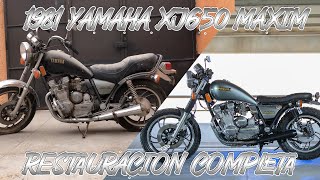 1981 Yamaha XJ650  Restauración Completa [upl. by Nerehs]