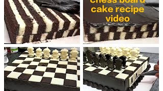 how to make chess board cake chess board cake recipe chocolate and vennila cake chess board cake [upl. by Eledoya]