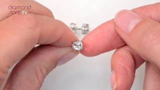 White Gold 1ct Classic Diamond Stud Earrings  FG23 [upl. by Kedezihclem]