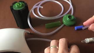 How to set up an air pump air stone and sponge filter in your fish tank or aquarium [upl. by Einnov273]