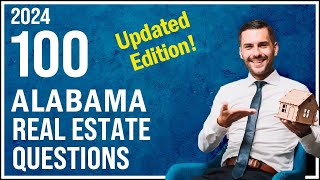 Alabama Real Estate Exam 2024 100 Questions with Explained Answers [upl. by Tedmann564]