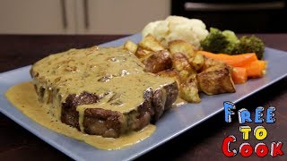 How to Cook Creamy Pepper Sauce for a Scotch Fillet Steak Sauce au Poivre [upl. by Enobe]