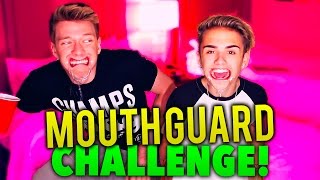 MOUTH GUARD CHALLENGE W COLLINS KEY [upl. by Ihc558]