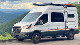 Ultimate AWD Ford Transit Camper Van WalkThrough  Storyteller Overland MODE LT [upl. by Haidabej531]