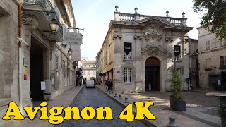 Avignon France Walking tour 4K [upl. by Alyse185]