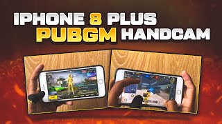 IPHONE 8 Plus MAX SETTING ⚡️PUBGMOBILE TEST NEW UPDATE  HANDCAM [upl. by Archambault]