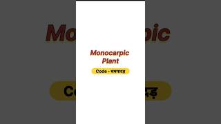 Monocarpic Plants neet neet2025 botany biology aiimsBotanyNeet [upl. by Ellerred484]