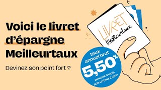 Super Livret dépargne Meilleurtaux  550 pendant 3 mois [upl. by Enileme]