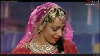 Ukraines Got Talent  Bollywood Mujra Kathak dance by Svetlana Tulasi [upl. by Akiret777]