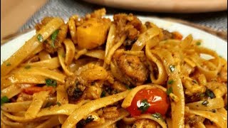 Frutti di mare pasta احلى و اسهل سيفود باستا [upl. by Anatollo]