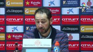 Rueda de prensa de Pablo Machín tras el Girona FC vs Sevilla Atlético 20 [upl. by Stickney457]